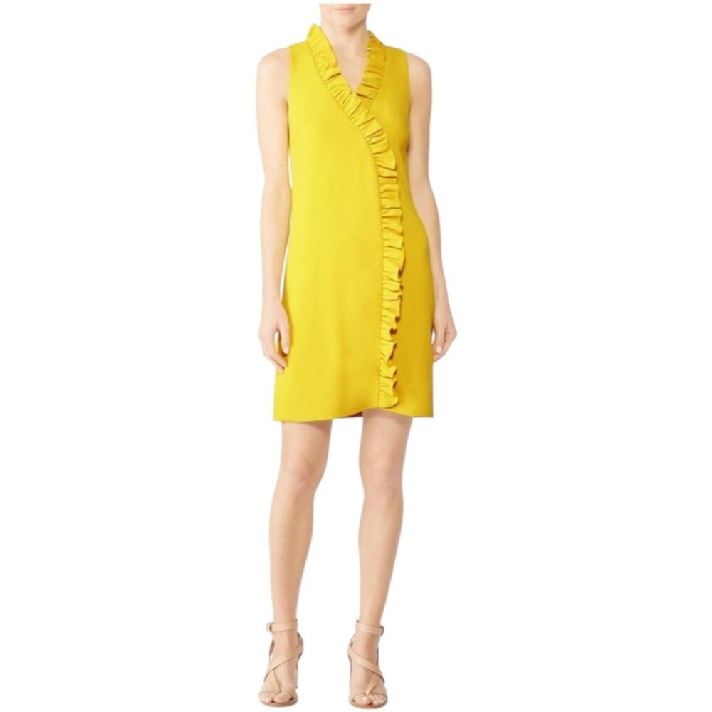 Trina Turk Yellow Relaxation Shift Dress | Size 6